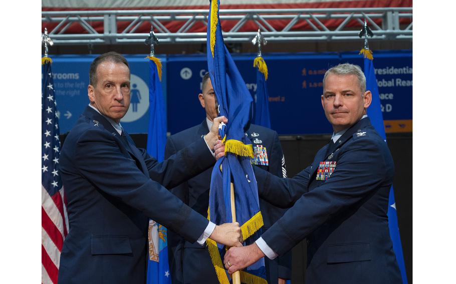 Meeker Takes Command Of Wright Pattersons 88th Air Base Wing Stars And Stripes 